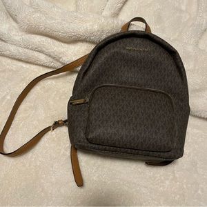 Michael Kors Monogram Backpack